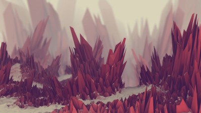 Crystals scratchy 3d 4k wallpaper