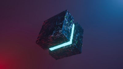 Cube parts chips 4k wallpaper