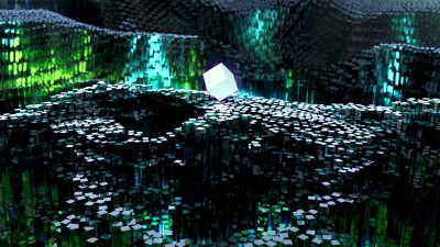 Cube shapes volume 4k wallpaper