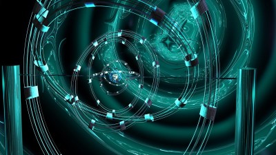 Elements structure 3d 4k wallpaper