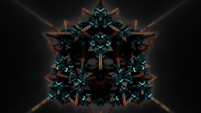 Figure structure tangled 4k wallpaper