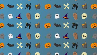Halloween art holiday 4k wallpaper
