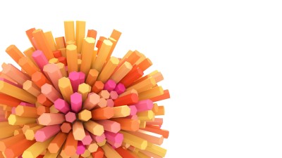 Hexagon shape 3d figures 4k wallpaper