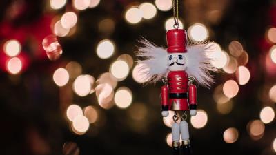 Nutcracker new year christmas 4k wallpaper