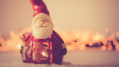 Santa claus new year christmas 4k wallpaper