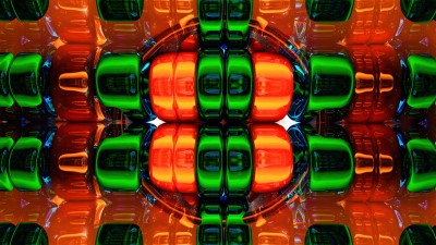 Structure colorful 3d 4k wallpaper