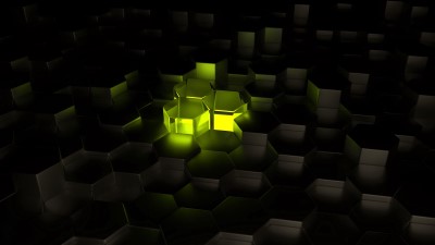 Structure hexagons 3d 4k wallpaper