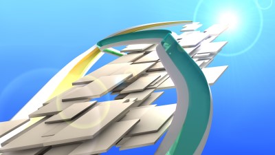 Surface shape light glare sky brigh 4k wallpaper