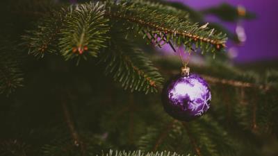 Tree decoration ball 4k wallpaper
