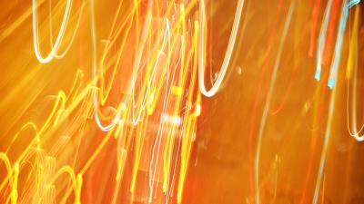 Lines long exposure glow 4k wallpaper