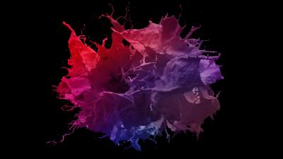 Liquid ink paint 4k wallpaper
