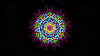 Mandala pattern ornament 4k wallpaper
