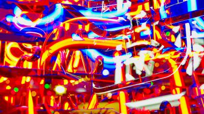 Neon light colorful 4k wallpaper