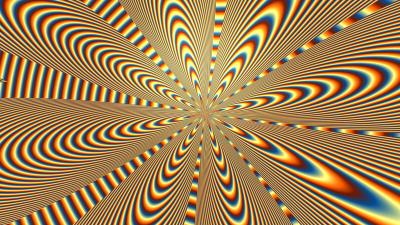 Optical illusion dispersion waves 4k wallpaper