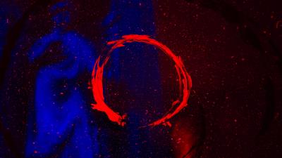 Paint circle splashes 4k wallpaper