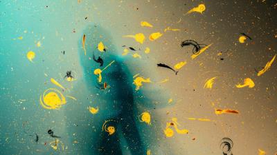 Paint circles stains 4k wallpaper