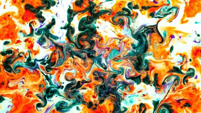 Paint fluid art stains im 4k wallpaper