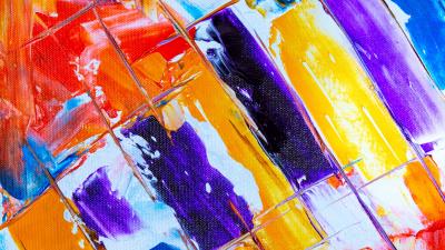 Paint lines abstract 4k wallpaper