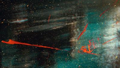 Paint splashes blur 4k wallpaper