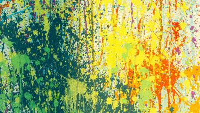 Paint spots splashes 4k wallpaper