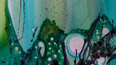 Paint stains chaotic 4k wallpaper