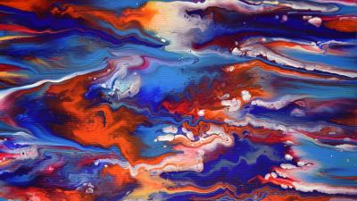 Paint stains colorful 4k wallpaper