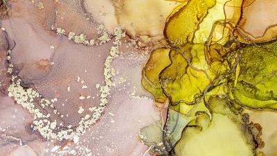 Paint stains fluid art 4k wallpaper