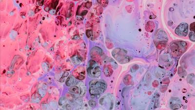 Paint stains pink 4k wallpaper