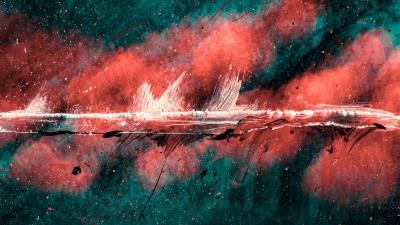 Paint stains splashes image 4k wallpaper