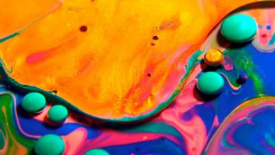 Paints liquid multicolored 4k wallpaper