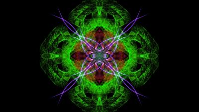 Pattern fractal geometry 4k wallpaper