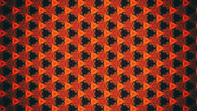 Patterns flowers shapes 4k wallpaper