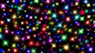 Sparks colorful fireworks shine 4k wallpaper