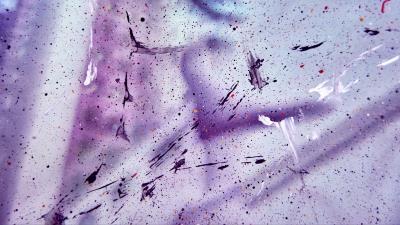 Spots paint glass 4k wallpaper