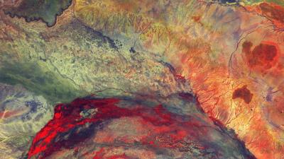 Stains spots paint picture 4k wallpaper