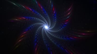 Vortex glow multicolored 4k wallpaper
