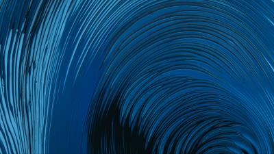 Waves liquid paint 4k wallpaper