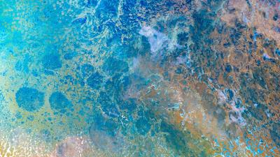 Abstraction liquid stains 4k wallpaper