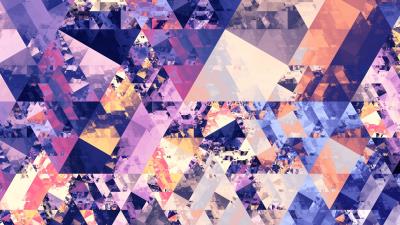 Abstraction mosaic geometry 4k wallpaper