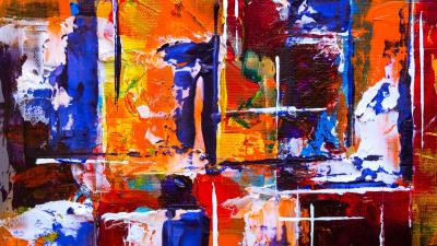 Abstraction paint oil paint 4k wallpaper