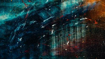 Abstraction paint splashes 4k wallpaper