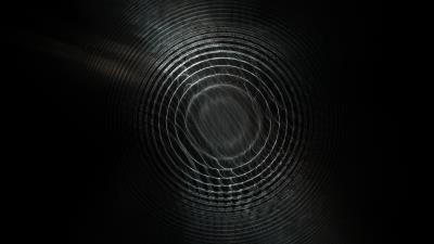 Abstraction waves circles 4k wallpaper