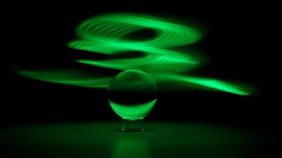 Ball dark abstraction 4k wallpaper