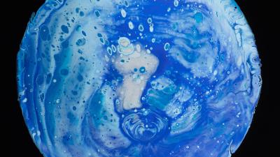 Bubble texture macro 4k wallpaper