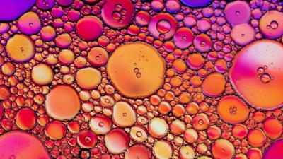 Bubbles liquid water 4k wallpaper