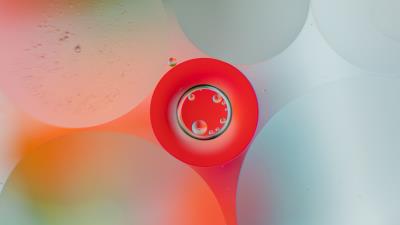 Bubbles water circles 4k wallpaper