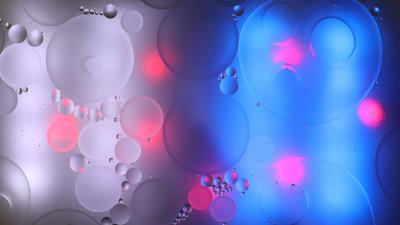 Bubbles water gradient pic 4k wallpaper