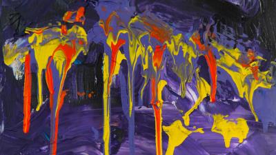 Canvas paint spots 4k wallpaper