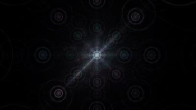 Circles shape round 4k wallpaper