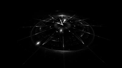 Clock dial fractal 4k wallpaper